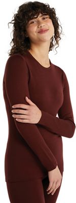 Icebreaker Women's 260 Tech LS Crewe - XL - Espresso product image