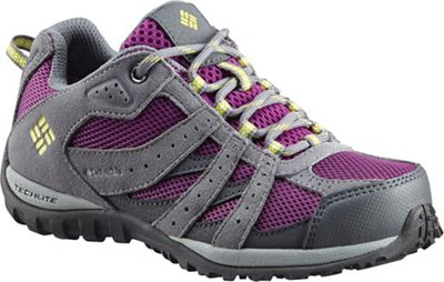 Columbia Youth Redmond Waterproof Boot - Plum / Fresh Kiwi