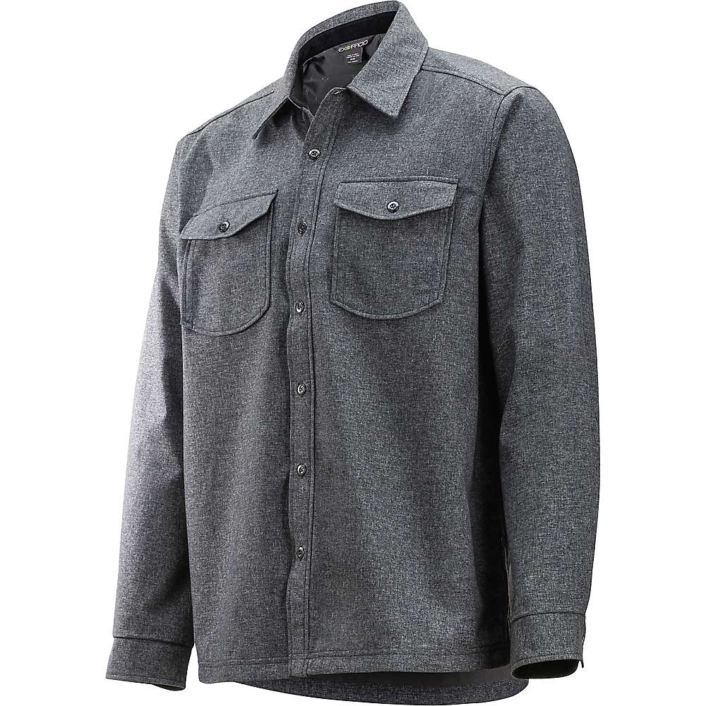 ExOfficio Men's Bruxburn LS Shirt - Small - Black Heather product image