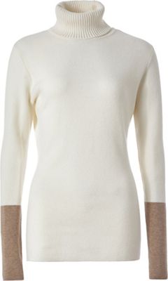 Royal Robbins Women's All Season Merino Turtleneck Top - Medium - Creme product image