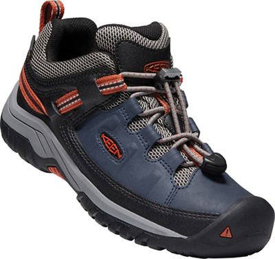 Keen Youth Targhee Low Waterproof Shoe - Blue Nights / Roobios Tea