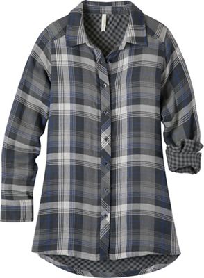 Mountain Khakis Women's Townie LS Shirt - Small - Black Plaid product image