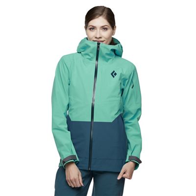 Black Diamond Women's Recon Stretch Ski Shell Jacket - Large - Dark Patina / Azurite product image