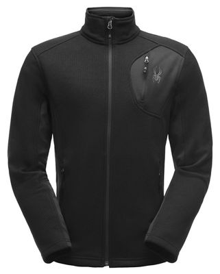 UPC 191839048162 product image for Spyder Men's Bandit Full Zip Stryke Jacket - Large - Black / Black / Black | upcitemdb.com