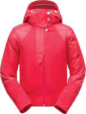 Spyder Women's Meribel Bomber Jacket - 10 - Hibiscus / Hibiscus / Hibiscus product image