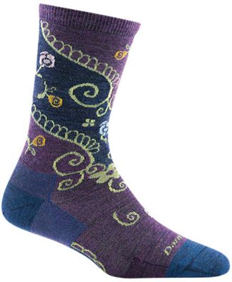 Darn Tough Women's Twisted Garden Crew Light Sock - Small - Denim product image