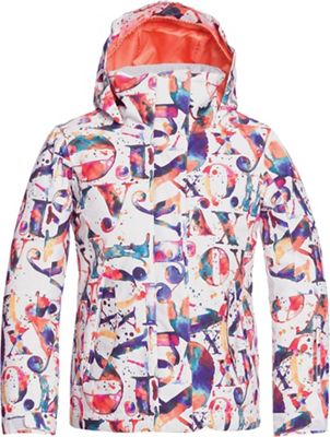 Roxy Girls' Roxy Jetty Girl Jacket - 14/XL - Bright White Magic Carpet product image