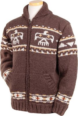 Lost Horizons Men's Eagle Sweater - Medium - Slate Brown product image