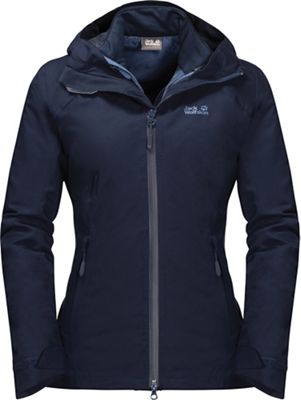 EAN 4055001955800 product image for Jack Wolfskin Women's Aurora Sky 3 in 1 Jacket - Medium - Midnight Blue | upcitemdb.com