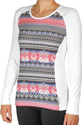 Hot Chillys Women's MTF4000 Sublimated Print Scoopneck Top - XL - Prima/White product image
