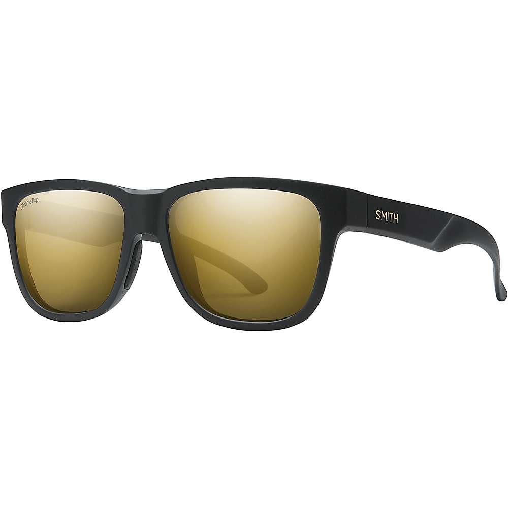 Smith Lowdown Slim 2 Polarized Sunglasses   One Size   Matte Black Gold/ChromaPop Polarized Black Gold