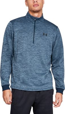 Under Armour Men's Armour Fleece 1/2 Zip Top - Small - Academy / Black product image