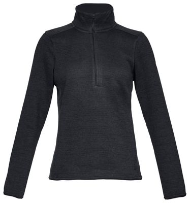 Under Armour Women's Wintersweet 1/2 Zip 2.0 Top - XS - Black / Black / Charcoal product image
