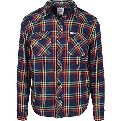 Topo Designs Plaid Mountain LS Shirt - Navy