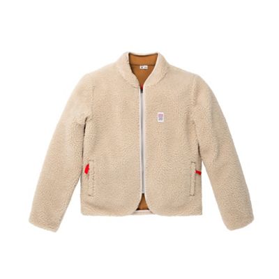 Topo Designs Women's Sherpa Jacket - Medium - Natural/Khaki product image