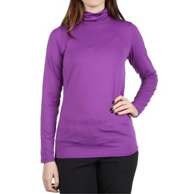 Snow Angel Women's Cybersilk Essential Turtleneck Top - XS - Grape product image