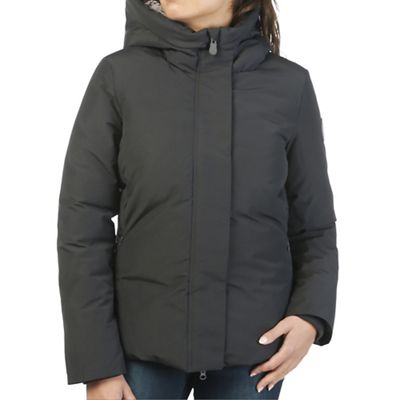 Save The Duck Women's Faux Fur Lined Parka Jacket - 2-M - 1177 Grey Black product image
