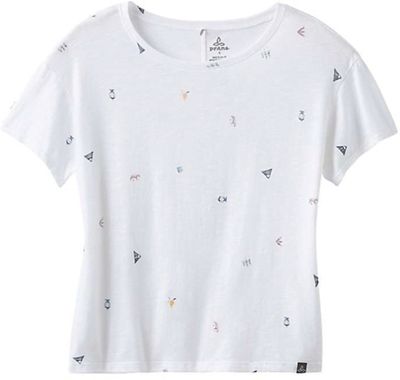 Prana Women's Chez Tee - Large - White Vibes product image