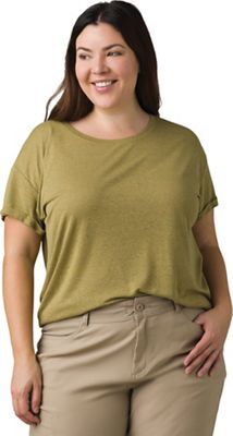 Prana Women's Cozy Up T-Shirt - Plus - 2X - Sweet Grass Heather product image