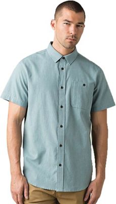 Prana Mens Jaffra SS Shirt - Small - Breeze