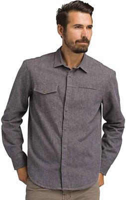 Prana Men's Lenny Overshirt - Small - Gravel product image