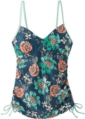 Prana Women's Moorea Tankini - Medium - Atlantic Camelia product image