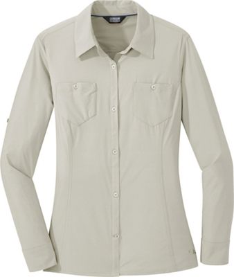 Outdoor Research Women's Wayward LS Shirt - XL - Sand product image