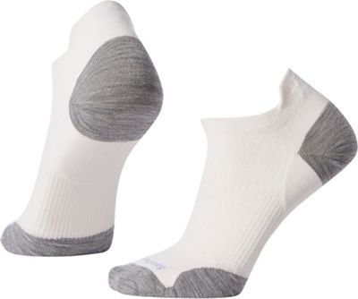 Smartwool Women's PhD Run Ultra Light Micro Sock - Small - White / Light Gray product image