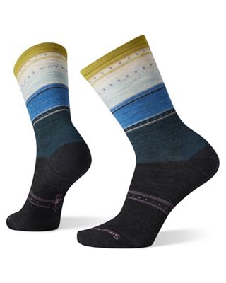 Smartwool Women's Sulawesi Stripe Crew Sock - Medium - Charcoal product image