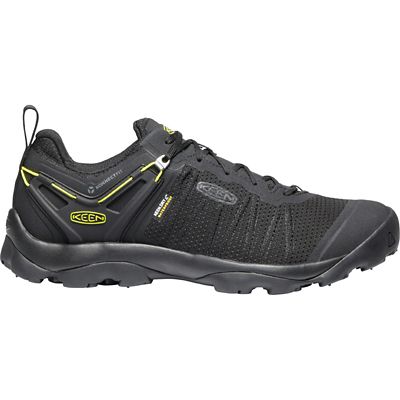 KEEN Men's Venture Contoured Waterproof Hiking Shoes - 9.5 - Black / Vibrant Yellow product image