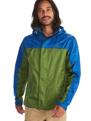 Marmot Men's PreCip Eco Jacket - XL - Foliage / Dark Azure product image