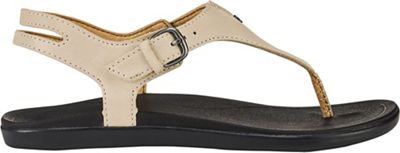 OluKai Women's 'Eheu Sandal - 10 - Tapa / Black product image