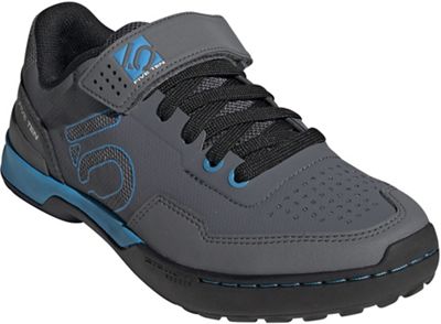 Five Ten Women's Kestrel Lace Shoe - 8.5 - Grey Five / Shock Cyan / Black product image