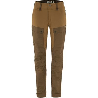 Fjallraven Women's Keb Curved Trouser - 46 Regular EU / 14 Regular US - Timber Brown / Chestnut