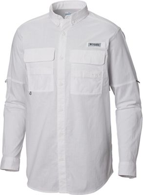 Columbia Men's Half Moon LS Shirt - XL - White product image