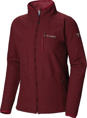 Columbia Women's Titan Trekker Full Zip Jacket - Medium - Wine Berry / Deep Madeira Heather product image