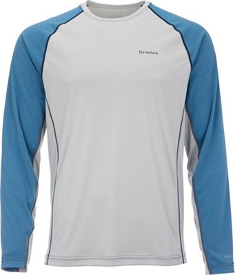 Simms Men's SolarFlex LS Crewneck - Medium - Nightfall Heather / Sterling product image