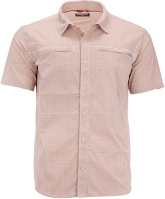 Simms Men's Stone Cold SS Shirt - XL - Smoked Salmon Morada Plaid product image