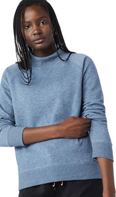 Tentree Women's Dawson PO Crew - Small - Dark Denim Navy product image