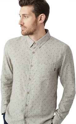 Tentree Men's Mancos LS Button Up - XXL - Heathered Vetiver-Tree Dobby AOP Olive Night product image