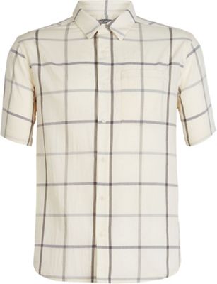 EAN 9420058557690 product image for Icebreaker Men's Compass SS Shirt - Medium - Snow / Timberwolf / Plaid | upcitemdb.com