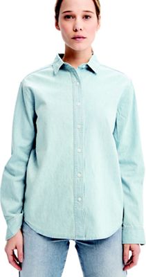 Lole Women's Lorimer Denim Shirt - Large - Faded Blue Wash Denim product image