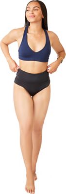 Carve Designs Women's La Jolla Reversible Top - Medium - Black / Navy product image