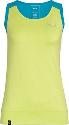 Salewa Women's Pedroc Hybrid Dry Tank - Small - Limelight Melange product image