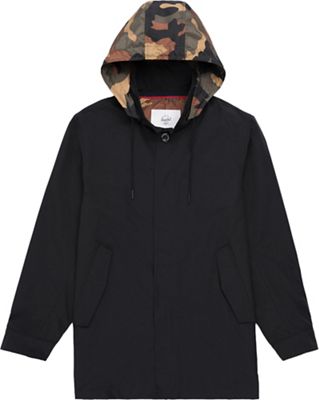 Herschel Supply Co Men's Stowaway Mac Jacket - Small - Black / Woodland Camo product image