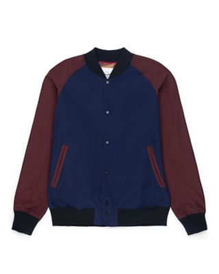 Herschel Supply Co Men's Varsity Jacket - XL - Plum / Peacoat product image