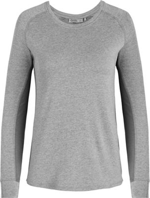 Tasc Women's Move Free LS Tee - Large - Heather Grey / Smoked Pearl product image