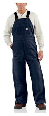 UPC 886859756127 product image for Carhartt Men's Flame Resistant Duck Bib Lined Overall - 46x34 - Dark Navy | upcitemdb.com