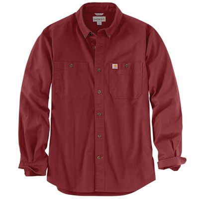 Carhartt Mens Rugged Flex Rigby LS Work Shirt - Medium Regular - Oxblood - 6603515 - Outdoors Features of the Carhartt Mens Rugged Flex Rigby Lo sku 6603515