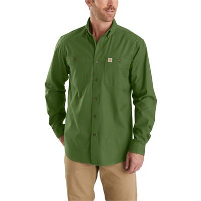 Carhartt Men's Rugged Flex Rigby LS Work Shirt - XL Regular - Arborvitae product image